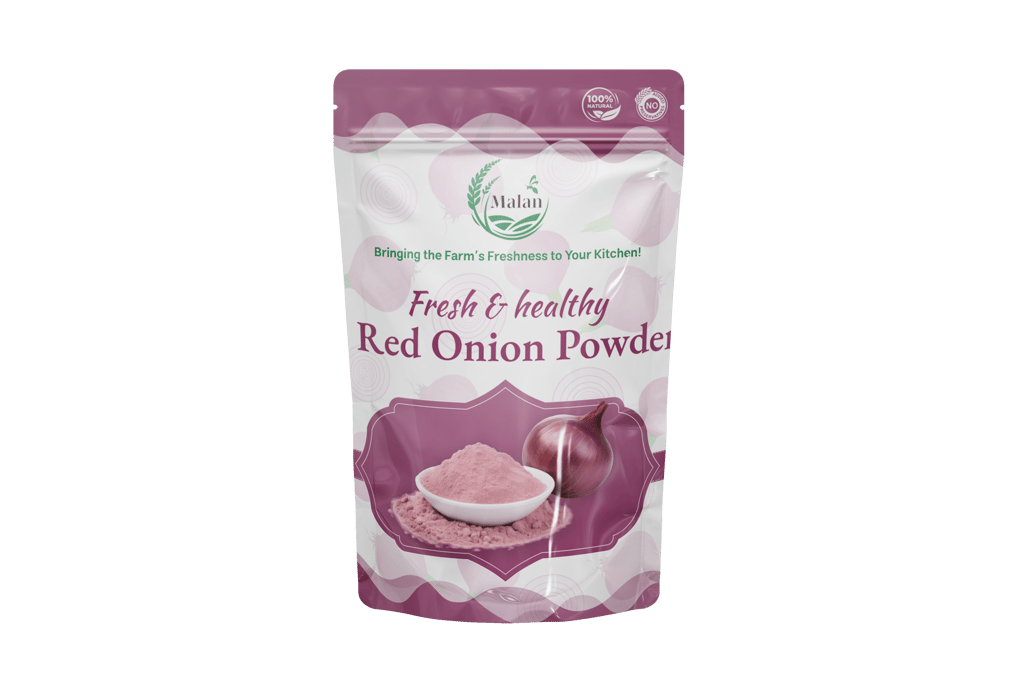 Malan Fresh & Healthy Red Onion Powder - 100% Natural, No Additives or Preservatives - Bringing the Farm's Freshness to Your Kitchen
