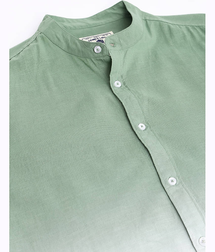 Dennis Lingo - Green Cotton Blend Slim Fit Men's Casual Shirt ( Pack of 1 ) view 2