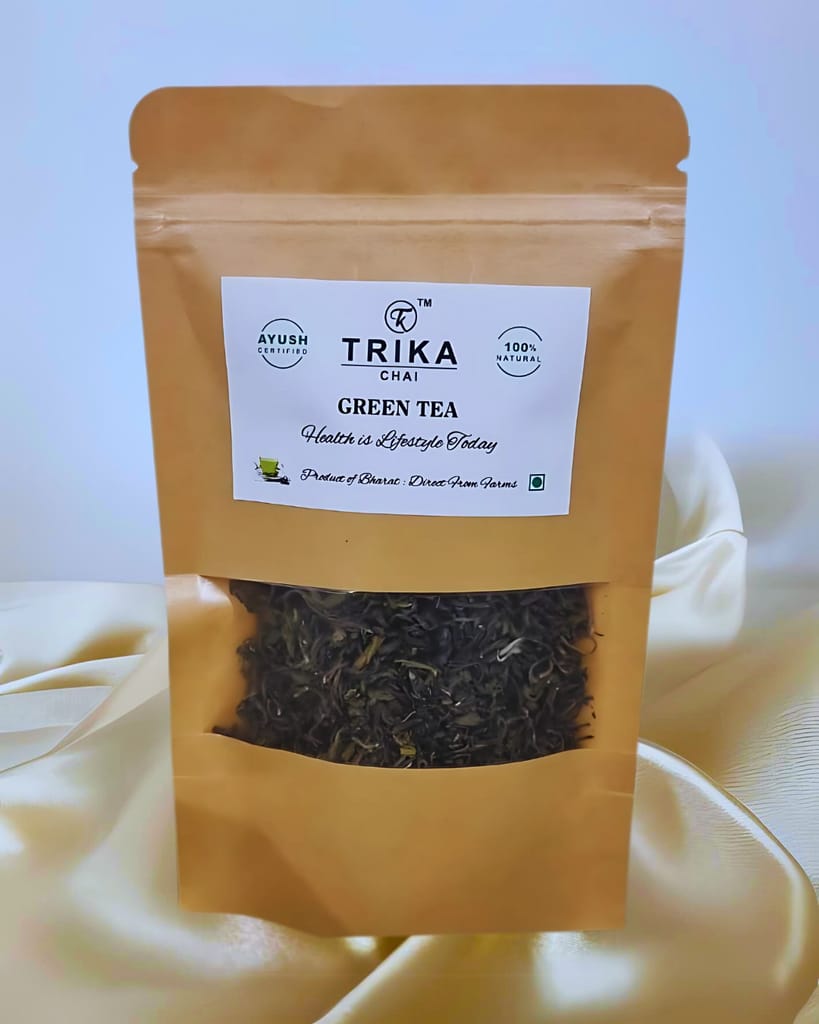 "TRIKA CHAI Green Tea - 100% Natural, Health is Lifestyle Today"