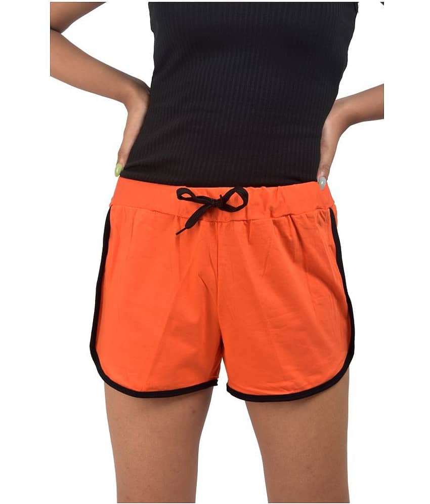 powermerc Cotton Hot Pants - Orange view 2