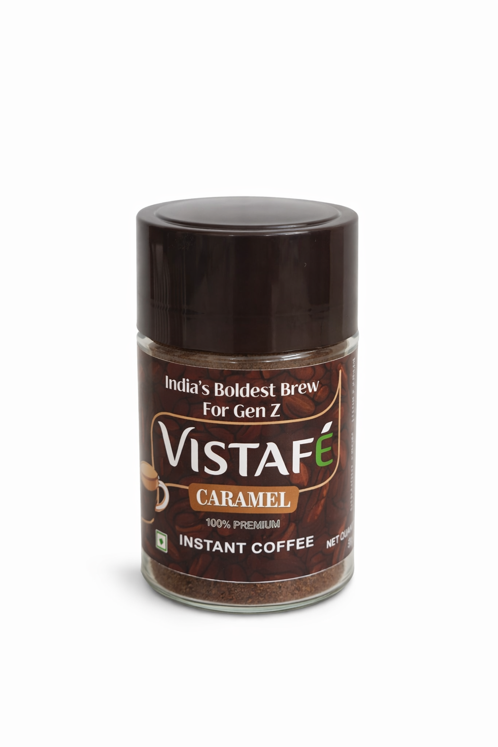Vistafe Caramel Instant Coffee for Smooth Sweet Taste view 2