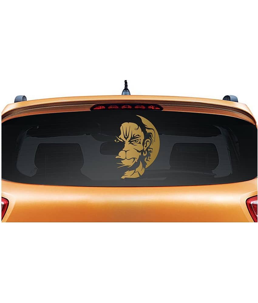 WallDesign Decals & Stickers In Car Sticker Golden view 2