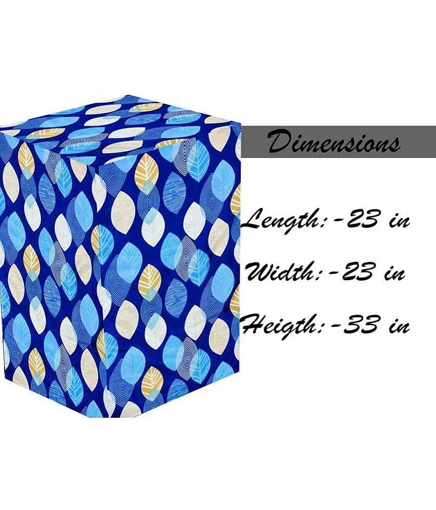 Top Load Washing Machine Cover Compatiable For 6 kg - Blue view 2
