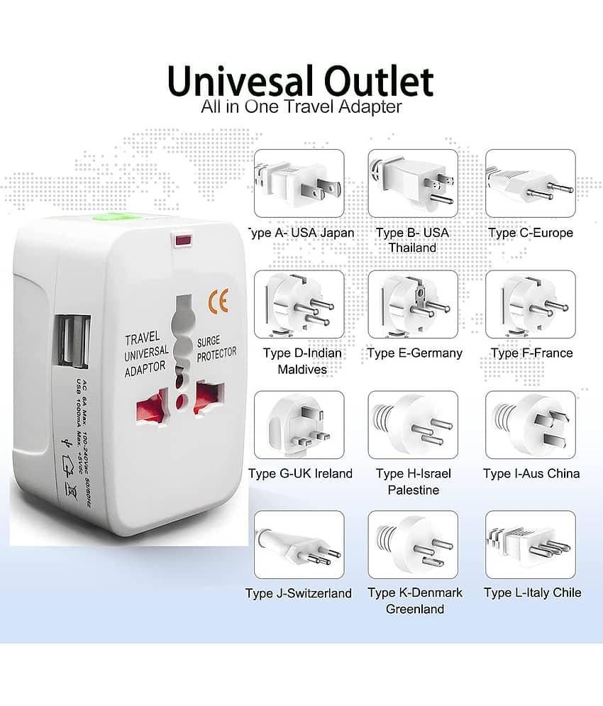 THRIFTKART Universal-CHARGER Worldwide Universal Travel Adapter Plug view 2