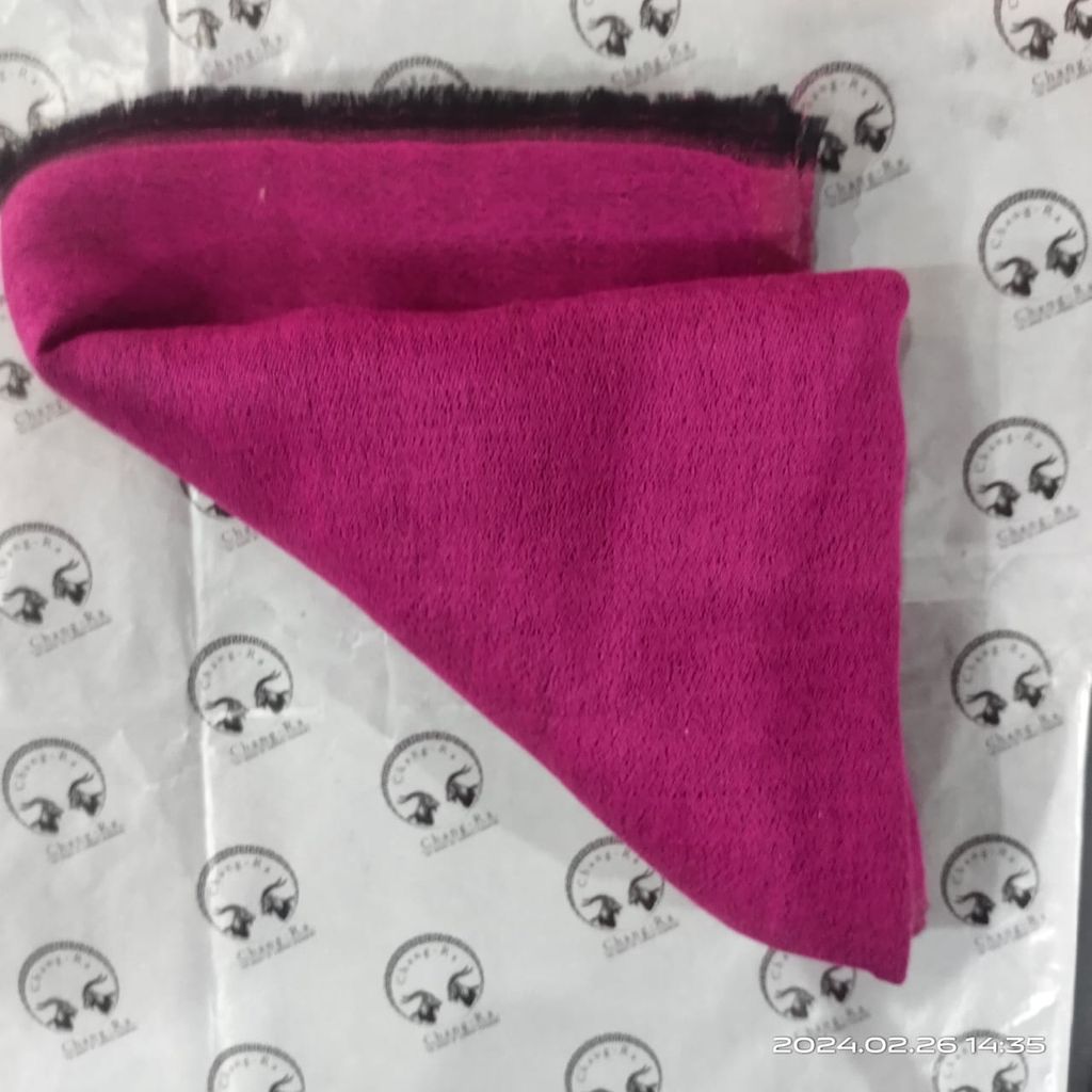 Zari Pink Reversible Shawl view 2