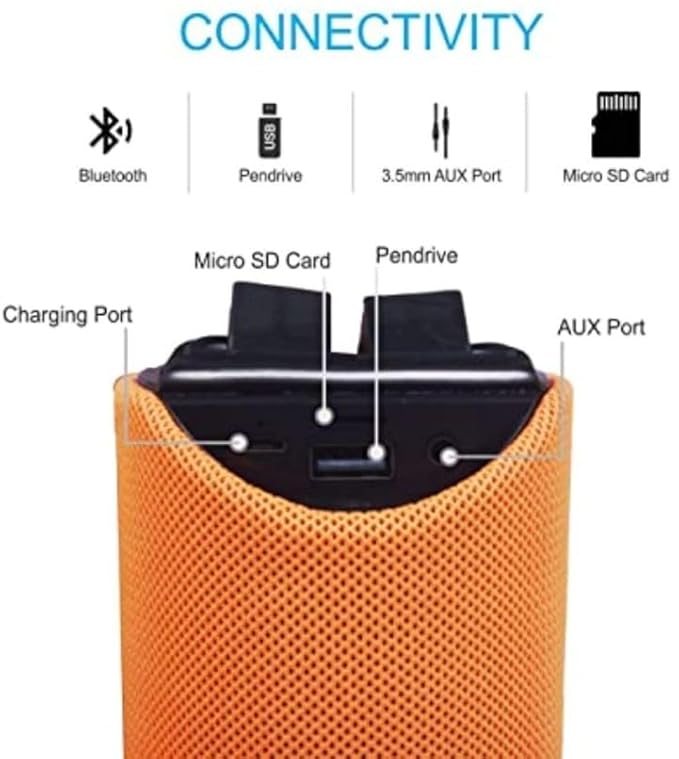 TG113 Bluetooth Speaker Portable Outdoor Indoor Wireless Speaker Mini Double Stereo Music Surround Bass Box Support Aux, Memory Card view 2