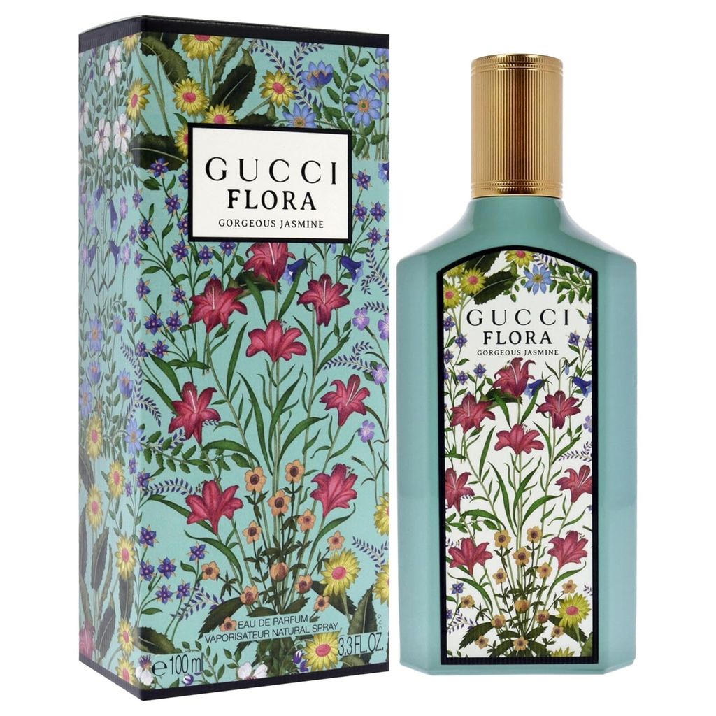 Gucci Flora Gorgeous Jasmine Slim Bottle Eau De Parfum 100ml Gucci Perfume Free Perfume view 2