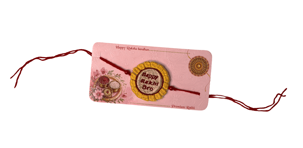 Rakhi Embroidered Thread Rakhi for Brother