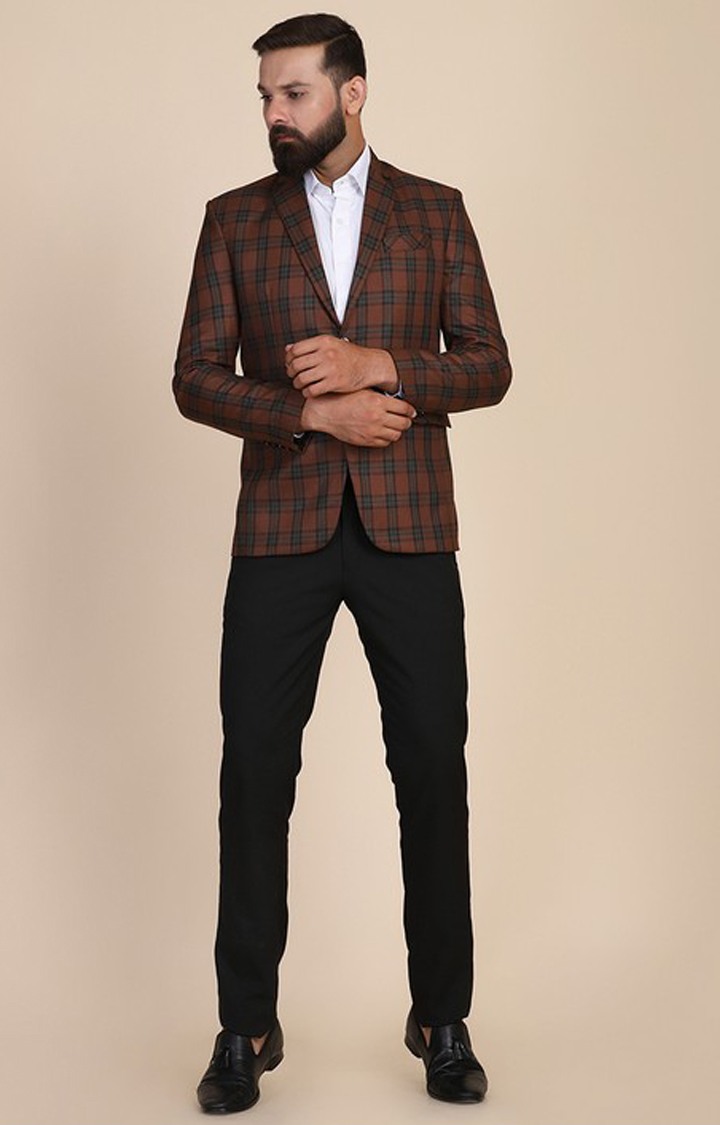Tahvo Men Tweed Slim Fit Blazer view 2