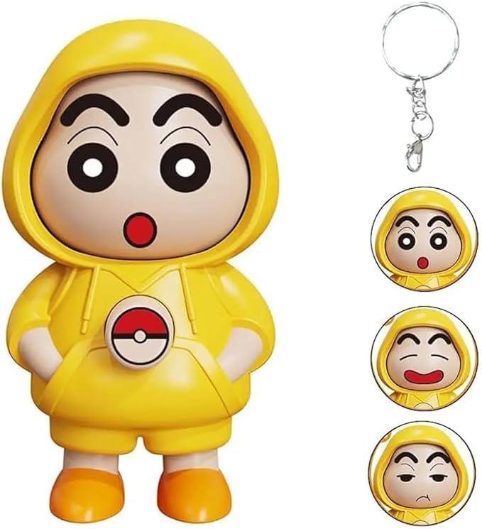 Shinchan face changing mood swing Keychain view 2