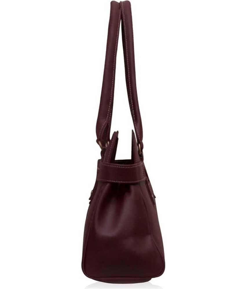 Fostelo Shoulder Bag Faux Leather Set of 1 ( Maroon ) view 2