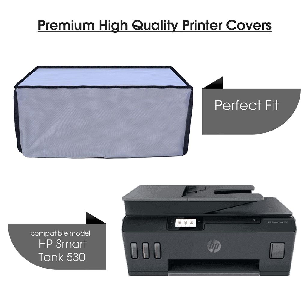 Palap Super Premium Dust Proof Printer Cover for HP Smart Tank 530 (Grey, 49.9 x 42.3 x 24.8 cm) view 2