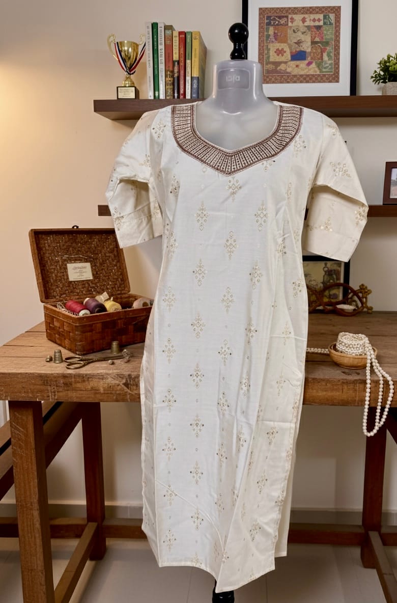 Glamvila Dessigner Art Silk Kurti view 2