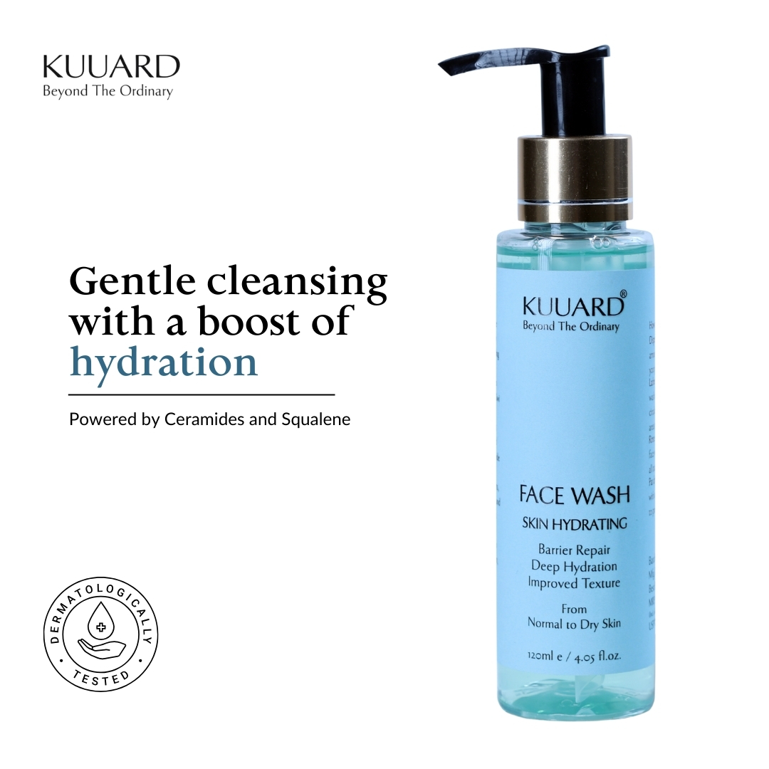 Kuuard Hydrating Face Wash | Deep Hydration & Gentle Cleansing | Squalene & Ceramides view 2