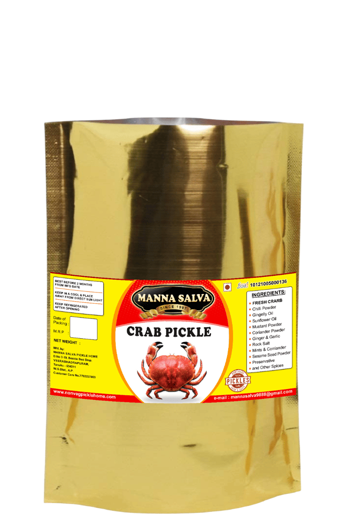 Manna Salva Pickles- Crab Pickle - Non-Veg Pickle view 2