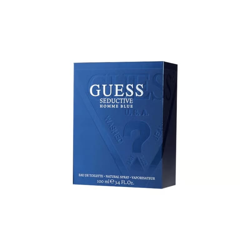 Guess Seductive Homme Blue Eau de Toilette A Sophisticated Blend of Fresh and Woody Notes (100ml) Perfume view 2