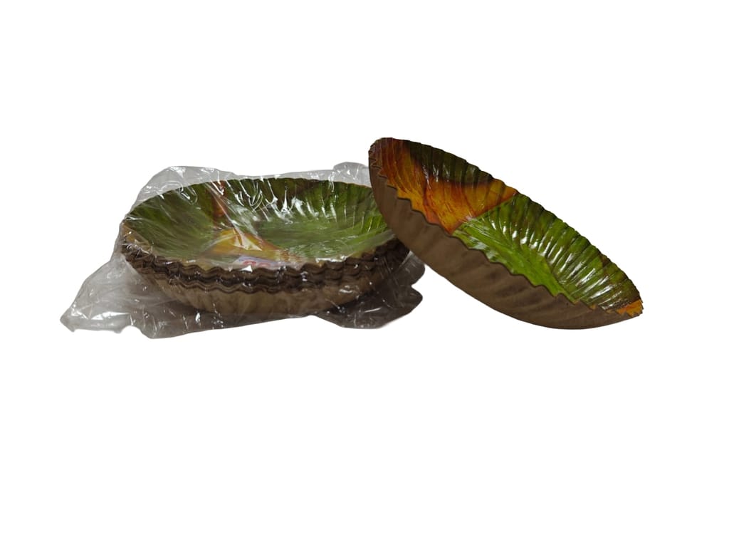 PREM No. 9 Disposable Paper Plates - Eco-Friendly, Biodegradable, & Sturdy Dinnerware set of 100 view 2