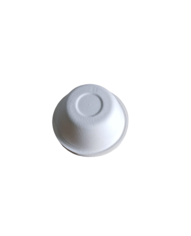 100% Compostable 16oz White Round Fiber Bowls - 25 Pack view 2