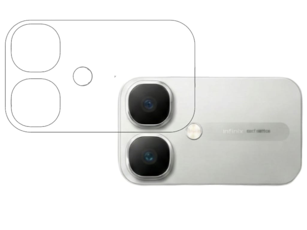 ISAAK Back Camera Lens Protector compatible for Infinix Smart 20 (Pack of 2) view 2