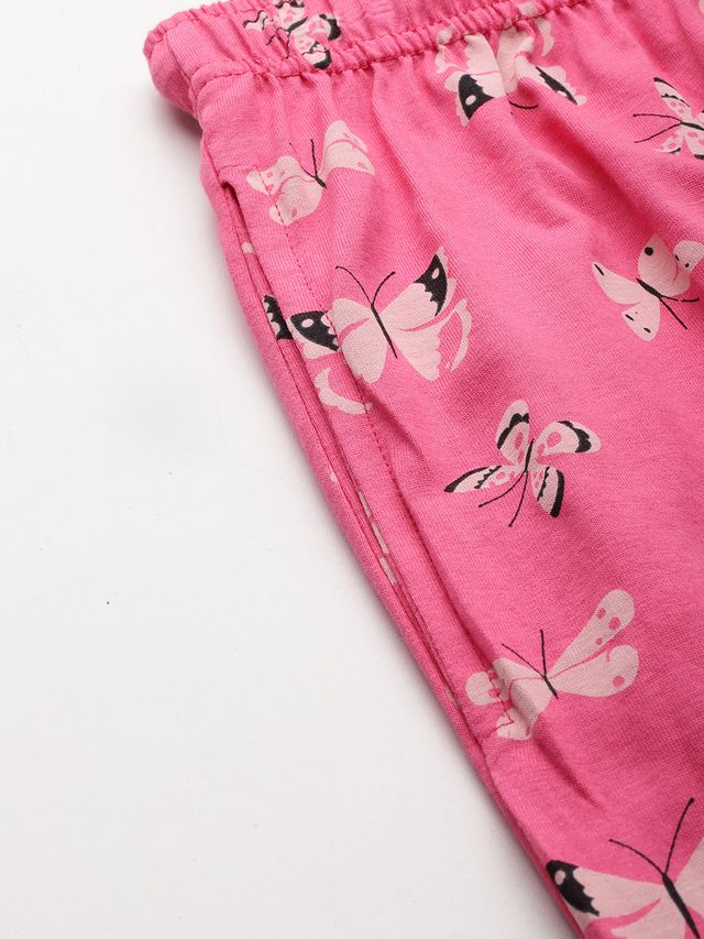 Leading Lady Women's Printed Cotton Night Suit with Shorts view 2