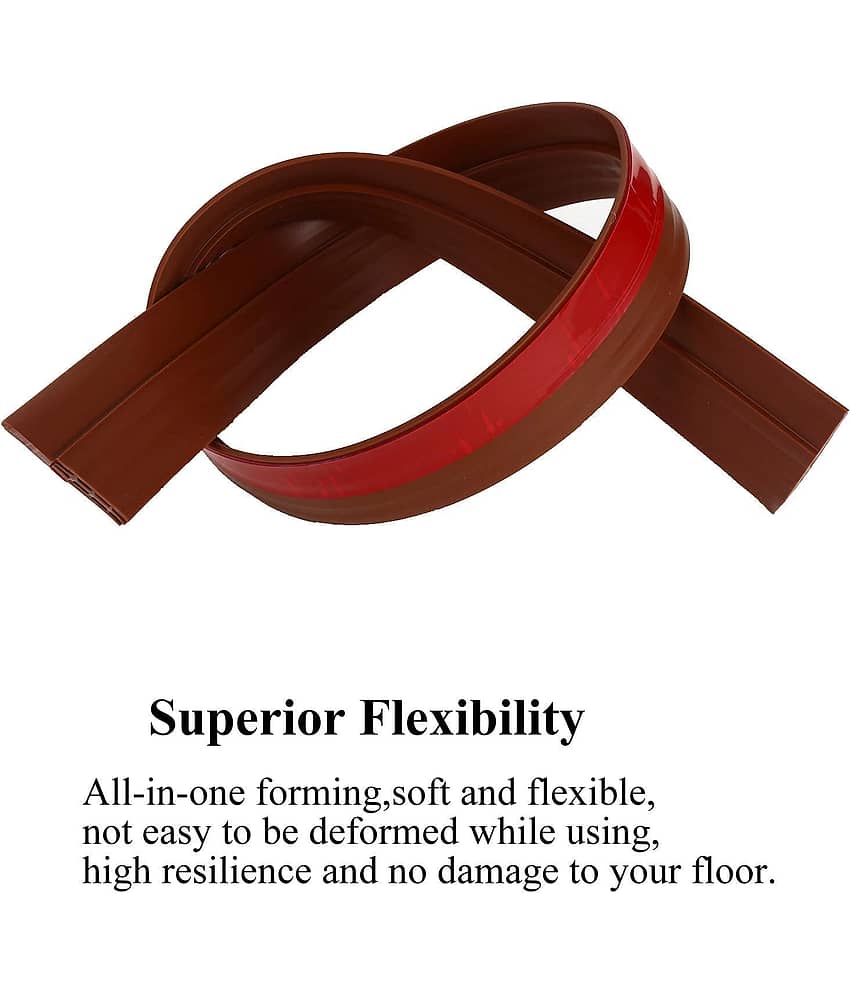 Silicon Door Bottom Sealing Strip | Self Adhesive Door Gap Filler Rubber | Door Bottom Sealing Strip Guard | Protector from Cockroach, Insect, Bugs, Air & Dust view 2