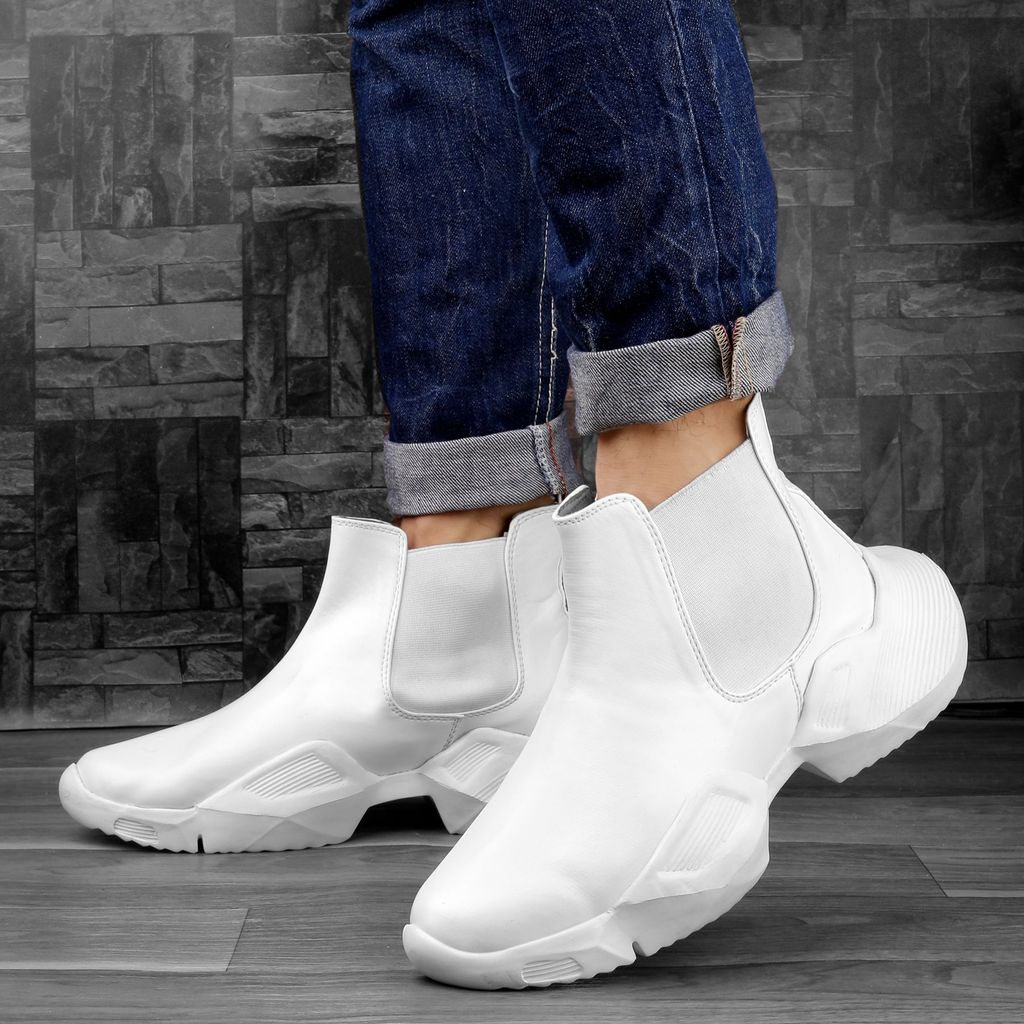 Bxxy's Faux Leather Comfort Wear Premium Chelsea Boots for Men view 2