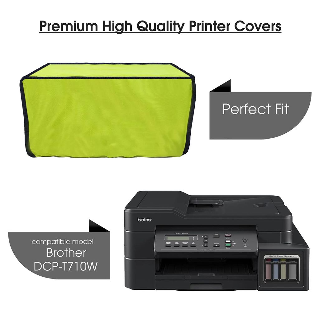 Palap Super Premium Dust Proof Printer Cover for Brother DCP-T710W (Green ; 48.5 x 43 x 24.5 Cms) view 2