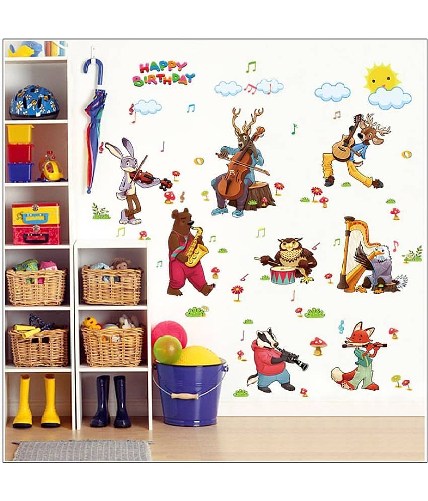 Jaamso Royals 1 set Animal Music Nature Theme PVC Sticker view 2
