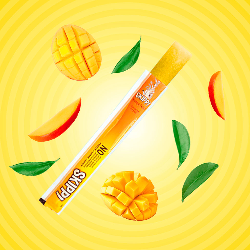 Mango Twist Flavor Skippi Natural Ice Pop, Pack of 12 Ice Pops view 2