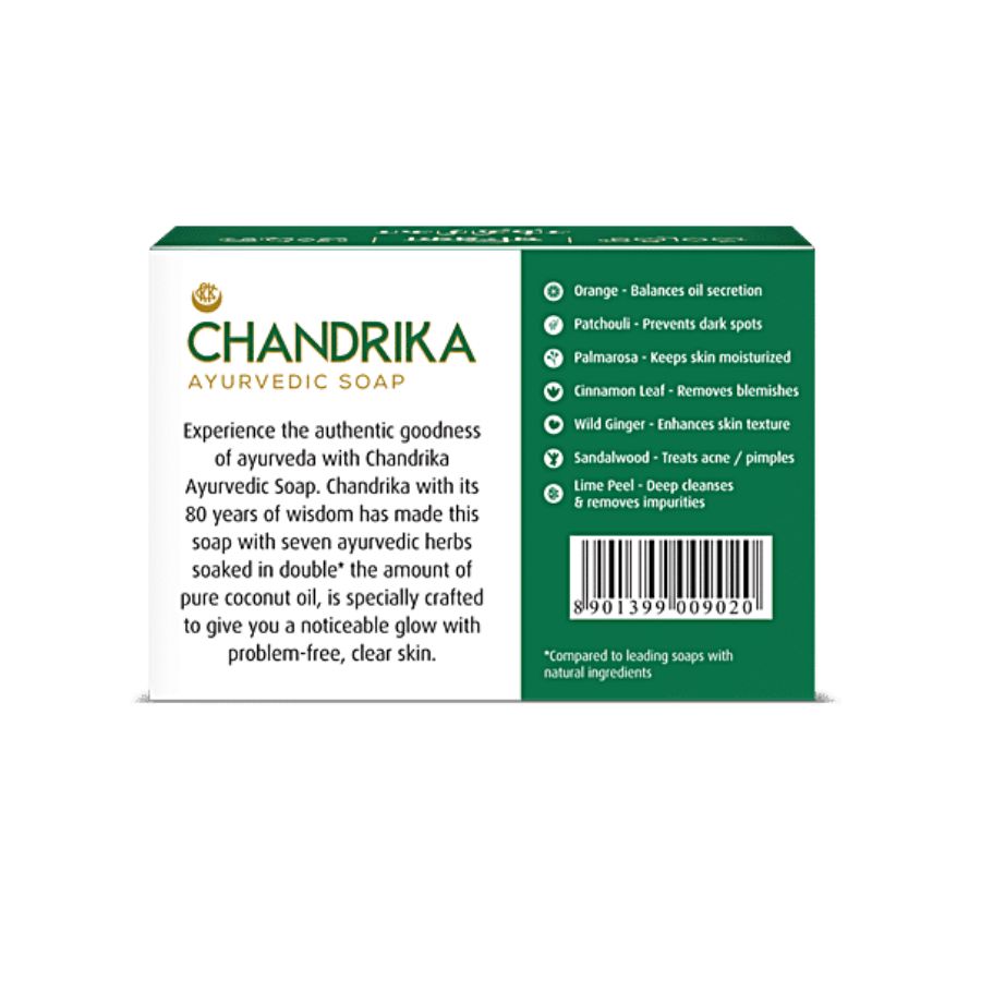 Chandrika Ayurvedic Soap 75 Gms view 2