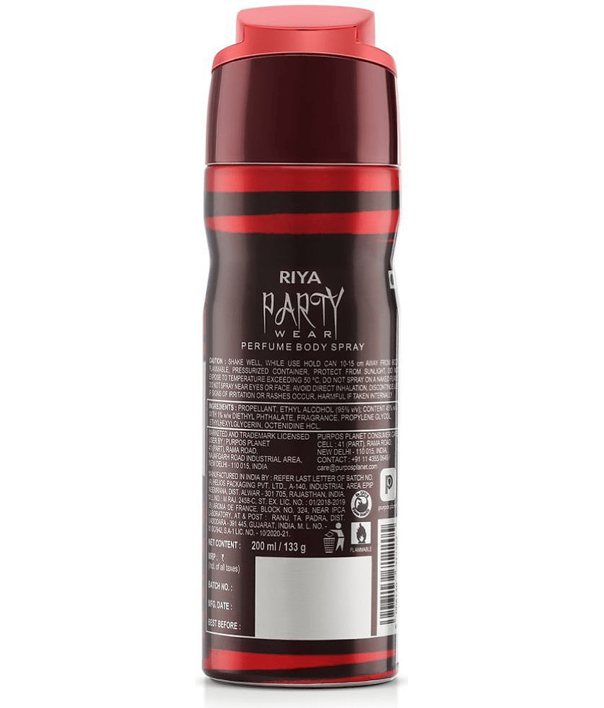 Riya Deodorant Spray & Perfume Fresh -Fragrance For Unisex ( Pack of 2 ) view 2