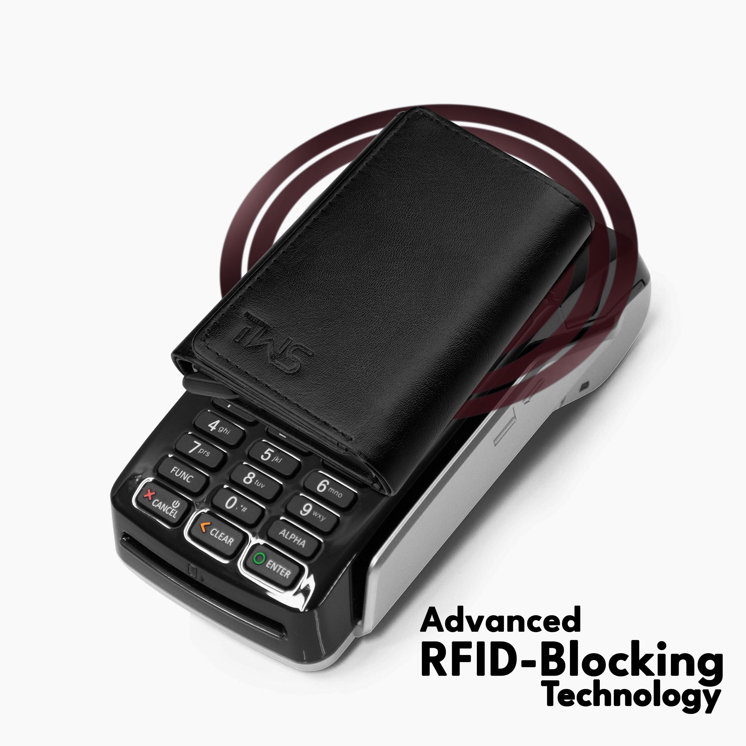 The Wallet Store Maverick RFID Protected Wallet CardHolder - Black view 2