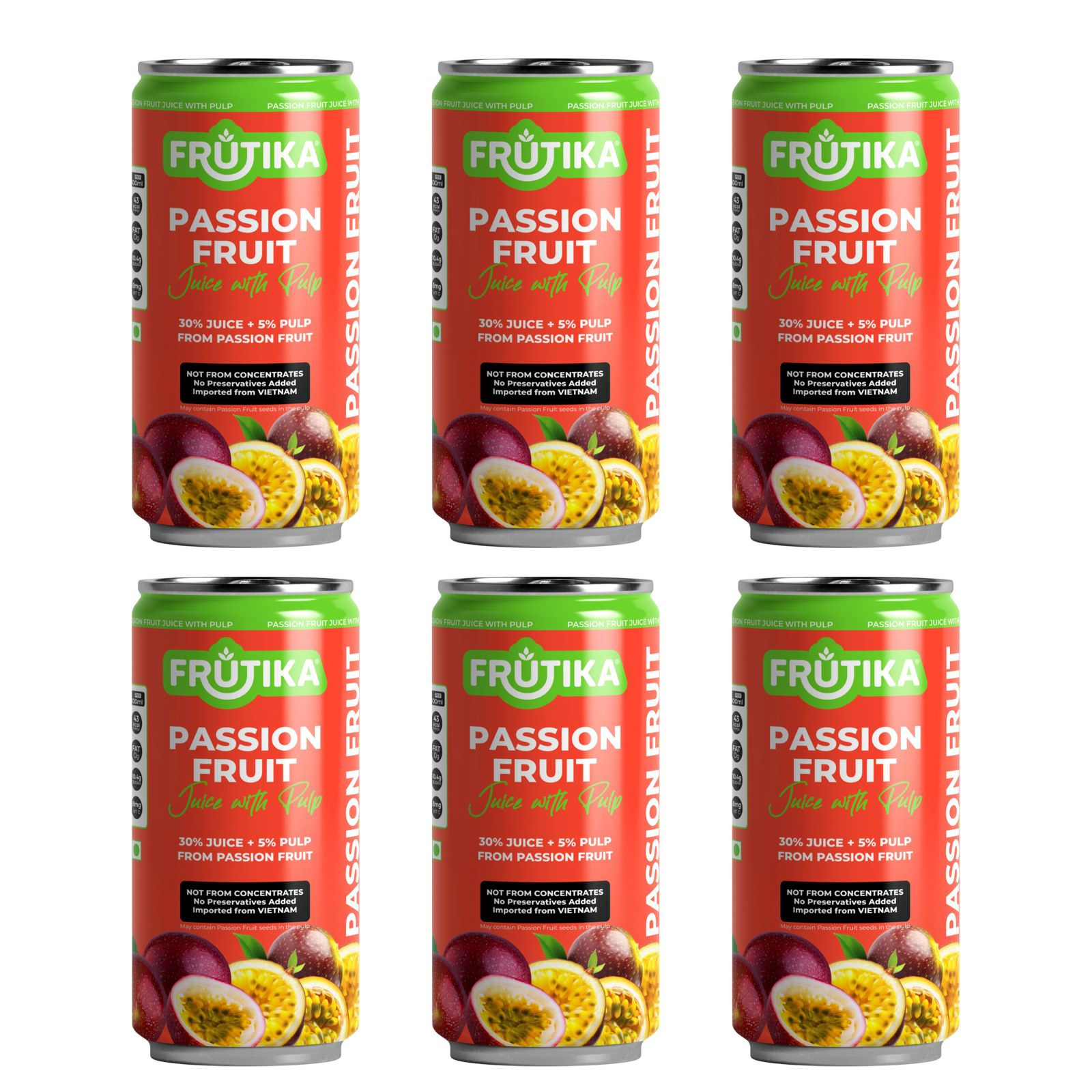 Frutika Passion Fruit Juice with Pulp 200ml