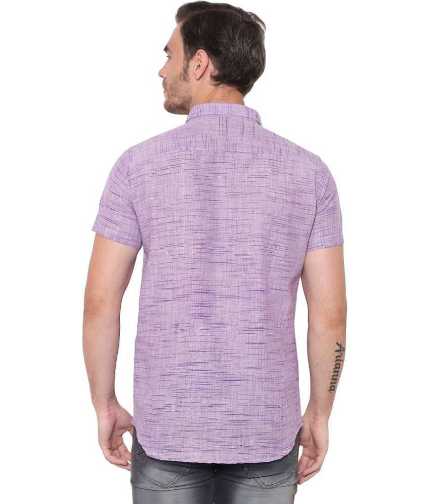 Latest Chikan - Blue Cotton Blend Regular Fit Men's Casual Shirt (Pack of 1) view 2