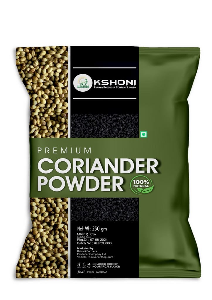 Kshoni Premium Coriander Powder, Turmeric Powder, Chilli Powder - 100% Natural, 250gm Each view 2