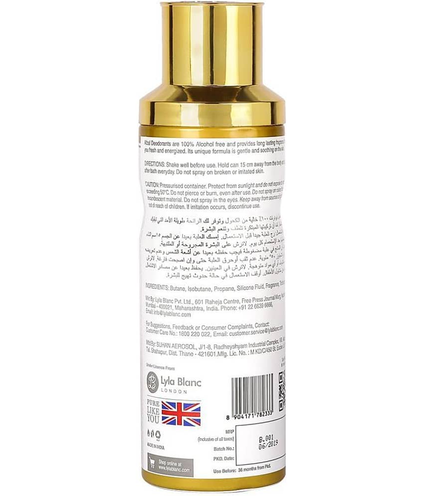AFZAL Premium Unisex Daily use Deodorant Spray 200 mL Pack of 1 view 2