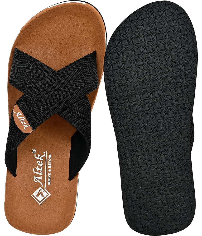 Altek Tan Men's Thong Flip Flop view 2