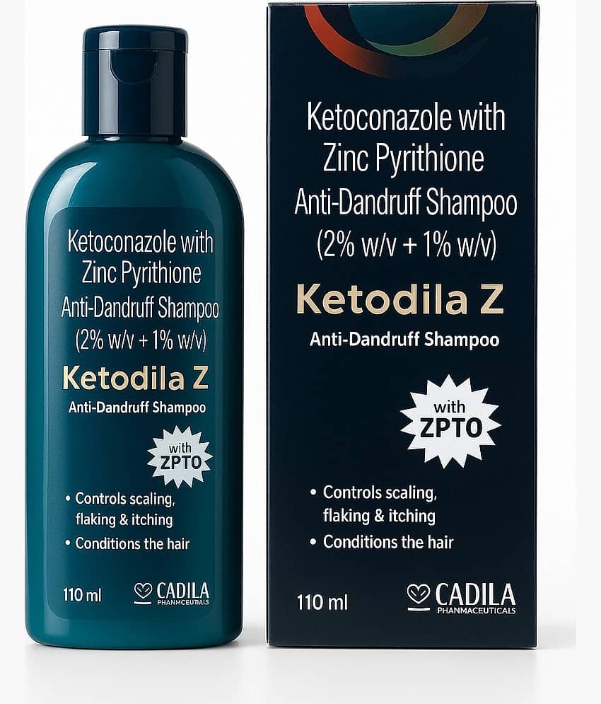 Ketodila Z Shampoo 110 Ml Anti Dandruff Shampoo( Pack Of 2) view 2