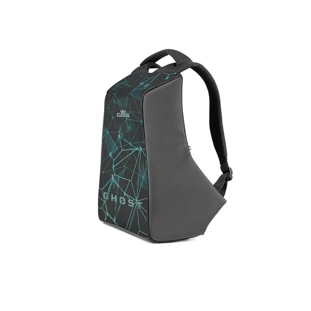 GODS Ghost Neurolink Anti Theft 15.6 inch Polyester Laptop Tech Backpack(25 Ltrs, Black) view 2