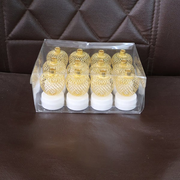 Decorative Apple Shape LED Tealight Candles (12 Pcs) view 2