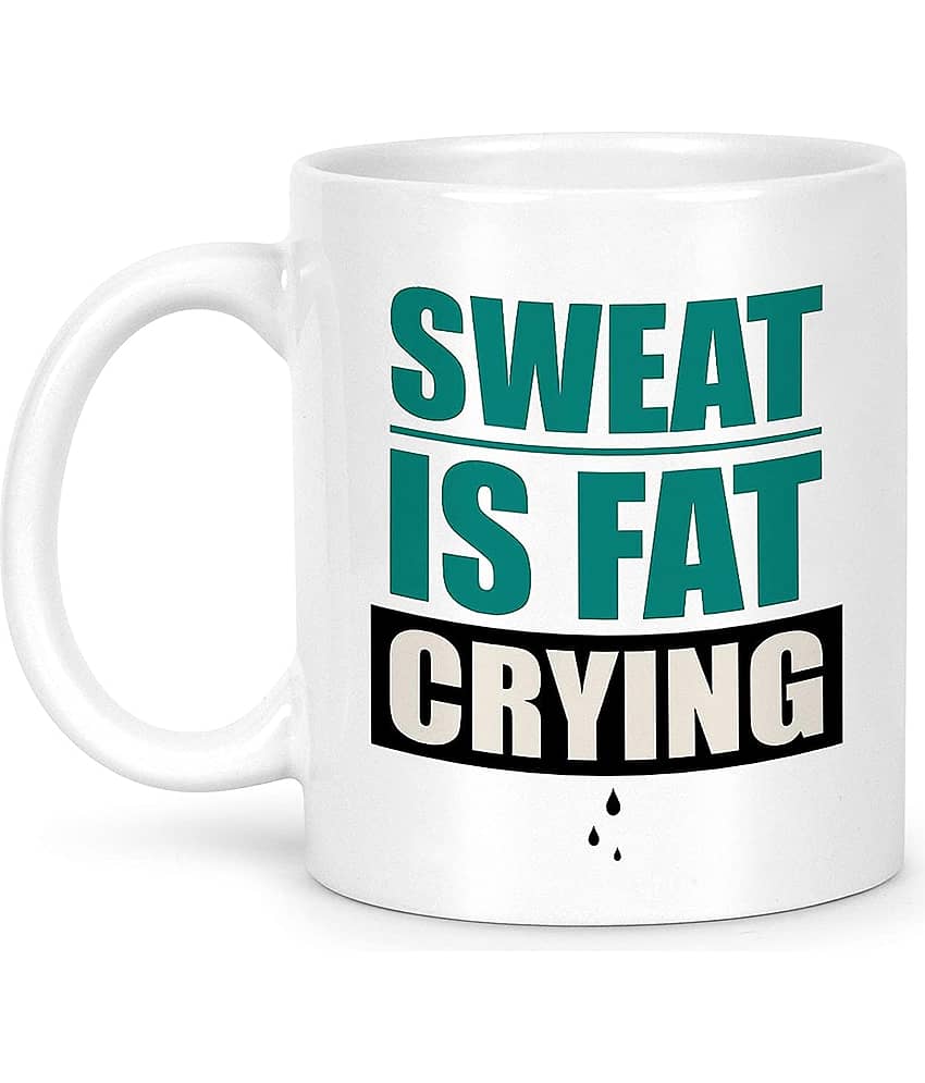Idream Quote Printed Ceramic Coffee Mug 1 Pcs 330 mL view 2