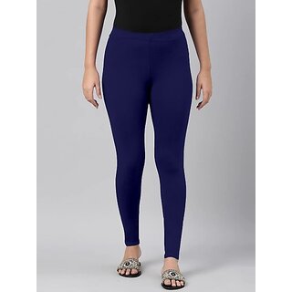 SHE PURE LUXURY WEAR Ankle Length Ethnic Wear Legging (Blue, Solid) view 2