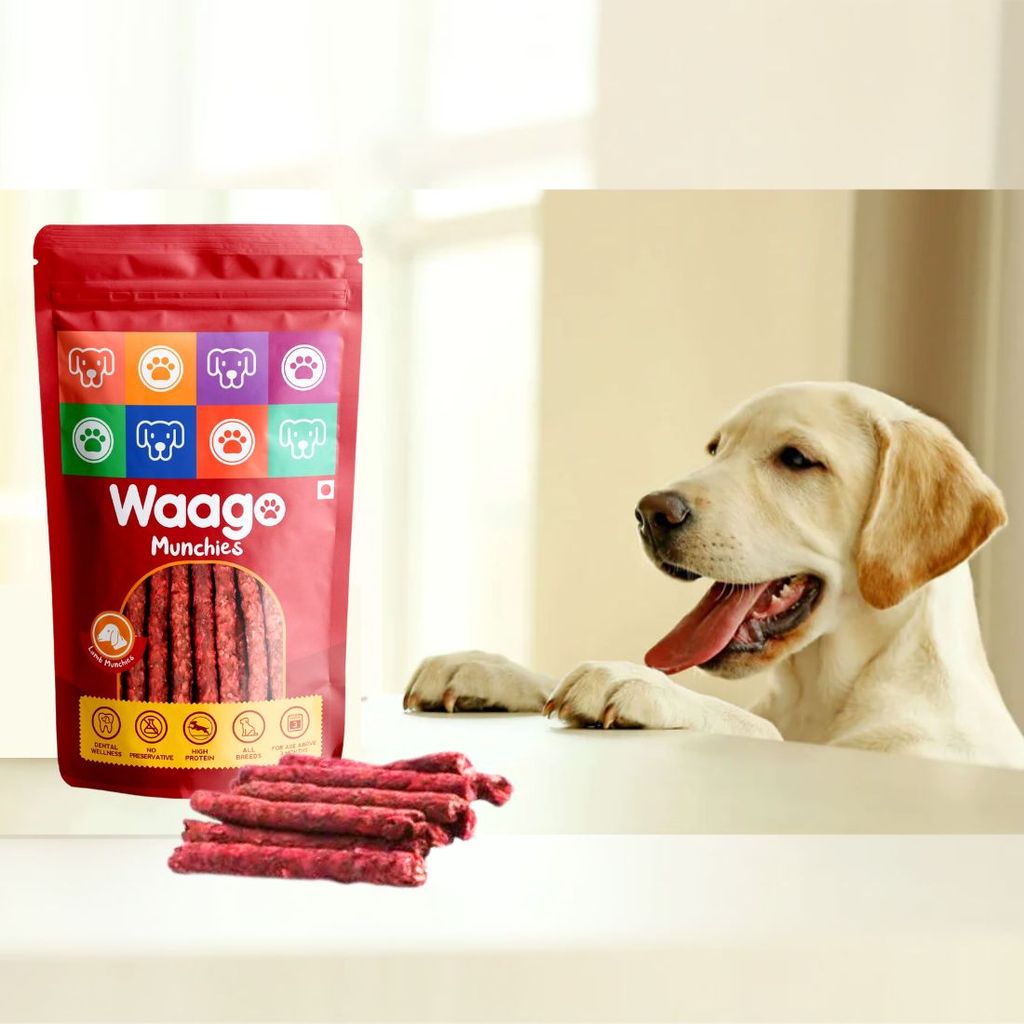 Waago Dog Chew Lamb Munchies 300 gm view 2