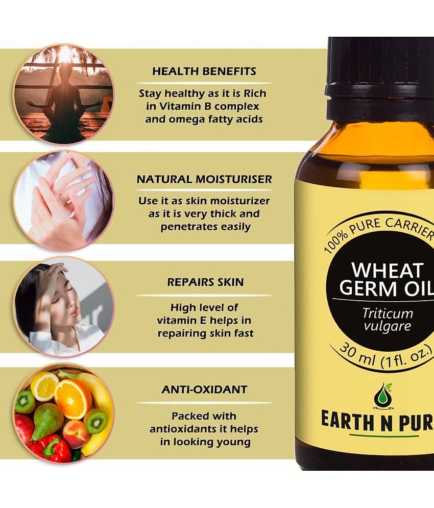 Earth N Pure - Wheat germ Essential Oil 30 mL ( Pack of 1 ) view 2