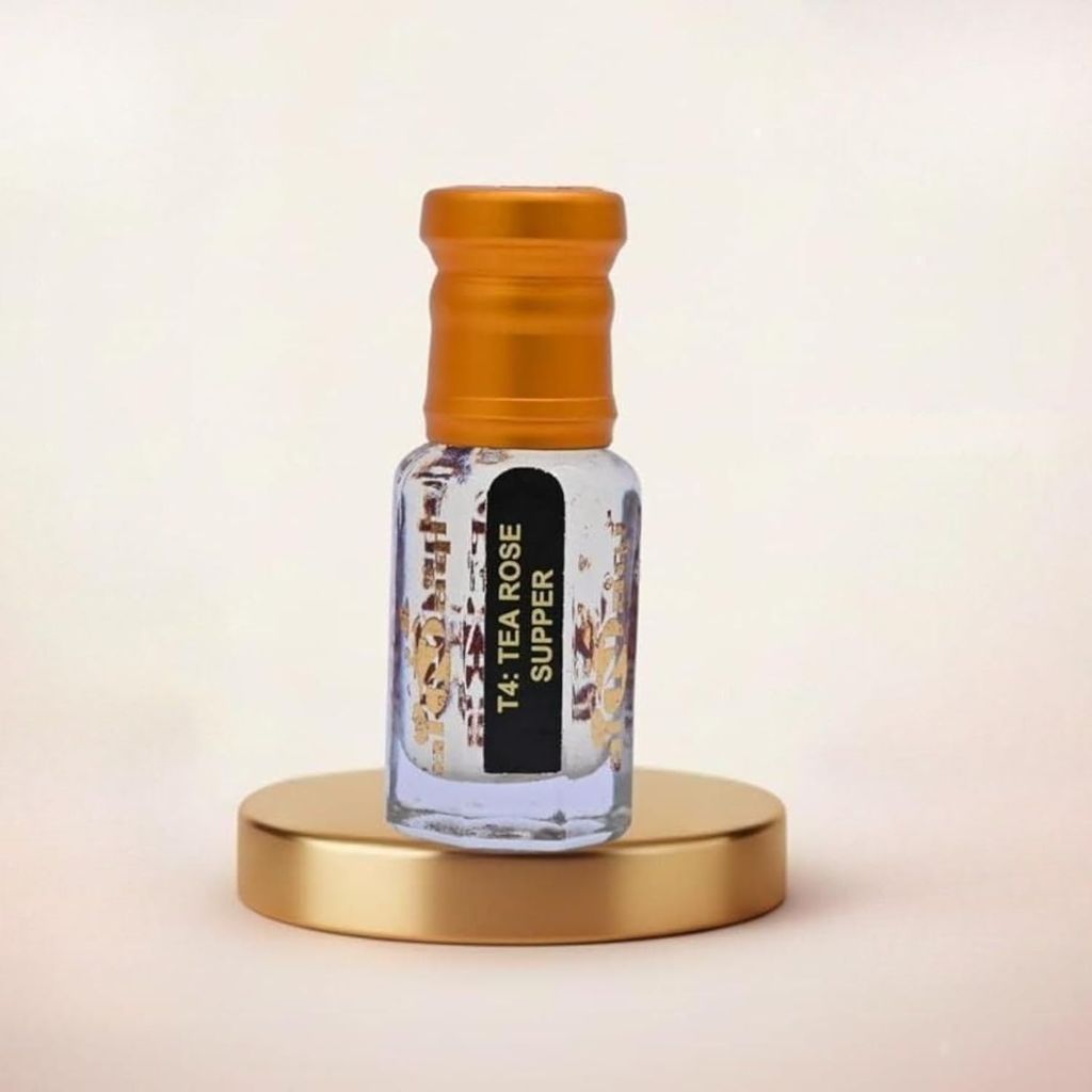 alnaqi fragrances Tea Rose Super 12ml - Original Perfume Oil, Best Attar for Unisex, Long Lasting Scented Fragrance, Essential-Oil-Ittar-Original view 2