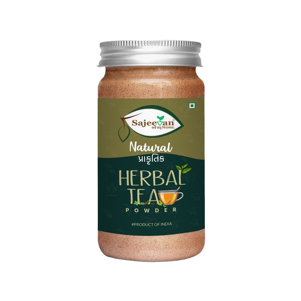 Natural Herbal Tea Powder | Ayurvedic Blend | Caffeine - Free | Refreshing Wellness Drink | Easy - To - Make | 125gm