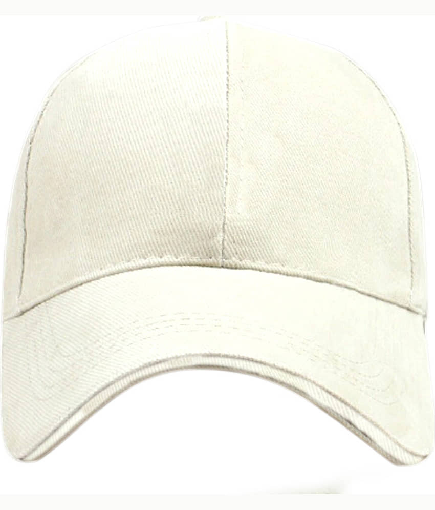 Babji Pack of 1 Cotton Men's Cap ( White ) view 2