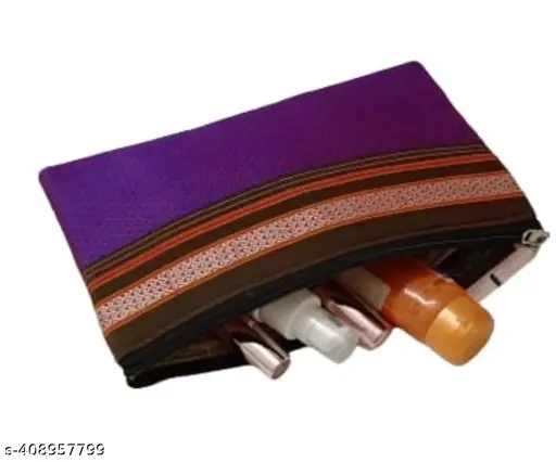 AshAvis traditional Khun fabric pouch | Daily use purse view 2