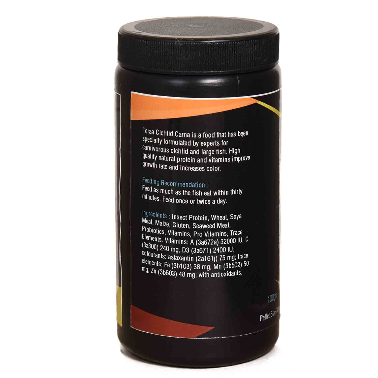 Teraa Carna Cichlid Food (Medium), 200 gm view 2