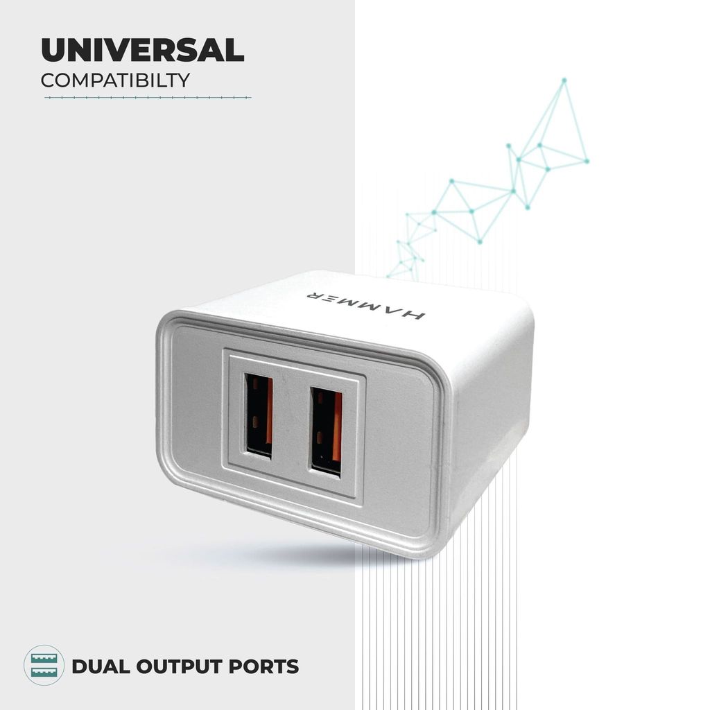 Hammer Original 15W Superfast Charging Adapter (White) view 2